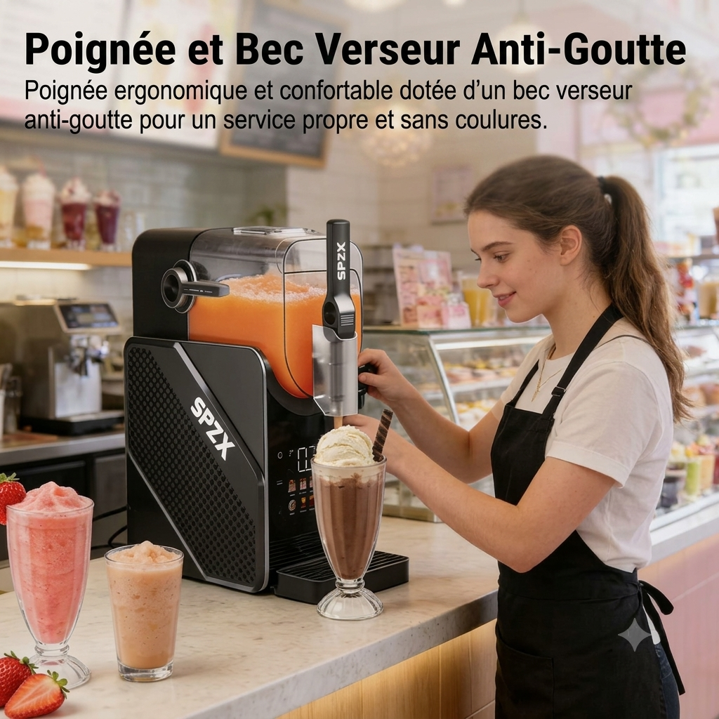 Machine à Granités & Milk-Shakes Maison | Sans Glace, 7 en 1